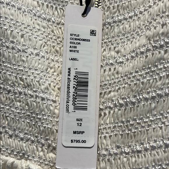 Alice & Olivia Cotton Summer dress. - Picture 4 of 4